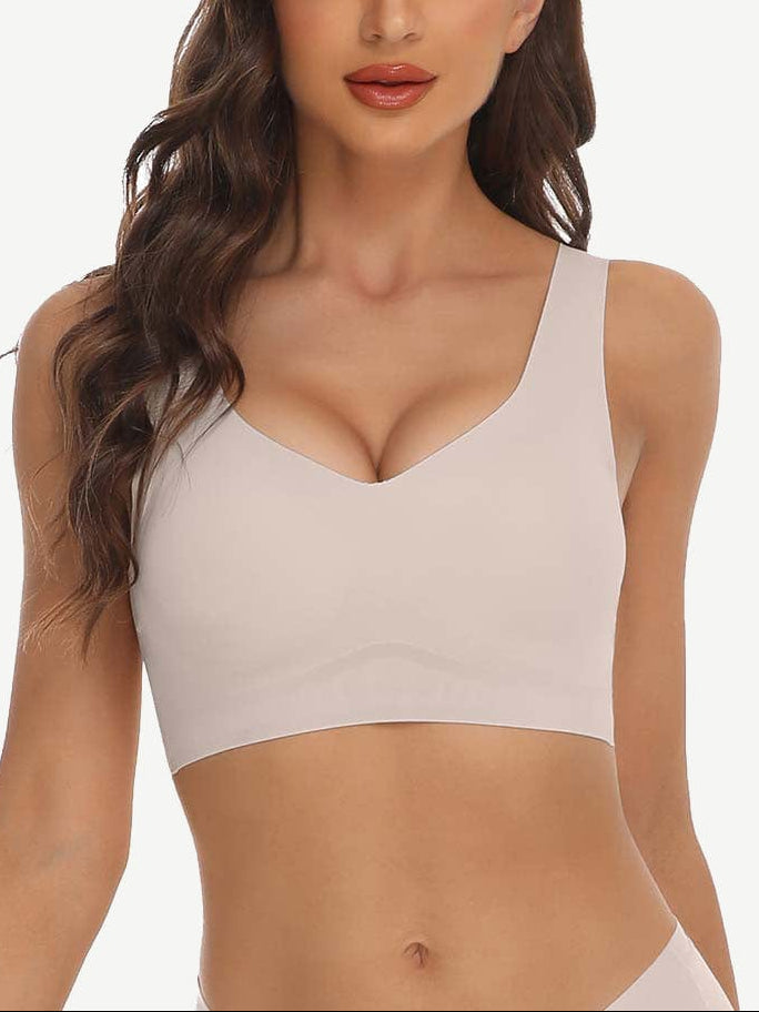 Wholesale Soft-Touch Smoothing Fabric Fashion Elasticity Seamless Bra Lightweight